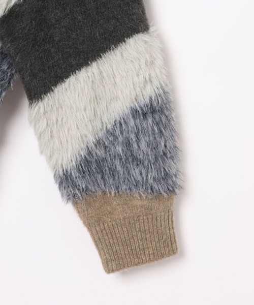 LEPSIM(レプシィム)の「5ゲージニュアンスMIXプルオーバー 611450(ニット/セーター・レディース・ブラウン系その他/グレー系その他/グレー系その他2・FREE)」の5枚目の写真