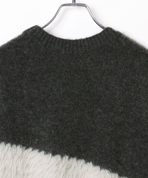 LEPSIM(レプシィム)の「5ゲージニュアンスMIXプルオーバー 611450(ニット/セーター・レディース・ブラウン系その他/グレー系その他/グレー系その他2・FREE)」の7枚目の写真