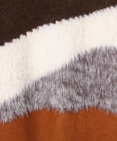 LEPSIM(レプシィム)の「5ゲージニュアンスMIXプルオーバー 611450(ニット/セーター・レディース・ブラウン系その他/グレー系その他/グレー系その他2・FREE)」の10枚目の写真