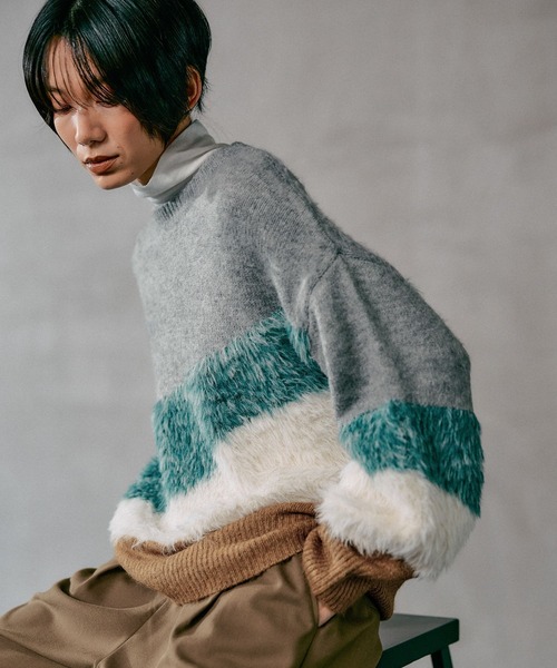 LEPSIM(レプシィム)の「5ゲージニュアンスMIXプルオーバー 611450(ニット/セーター・レディース・ブラウン系その他/グレー系その他/グレー系その他2・FREE)」の16枚目の写真