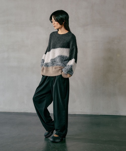 LEPSIM(レプシィム)の「5ゲージニュアンスMIXプルオーバー 611450(ニット/セーター・レディース・ブラウン系その他/グレー系その他/グレー系その他2・FREE)」の18枚目の写真