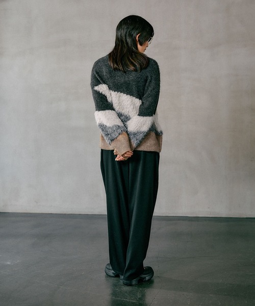 LEPSIM(レプシィム)の「5ゲージニュアンスMIXプルオーバー 611450(ニット/セーター・レディース・ブラウン系その他/グレー系その他/グレー系その他2・FREE)」の19枚目の写真