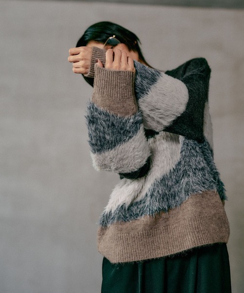 5ゲージニュアンスMIXプルオーバー 611450（ニット/セーター）｜LEPSIM