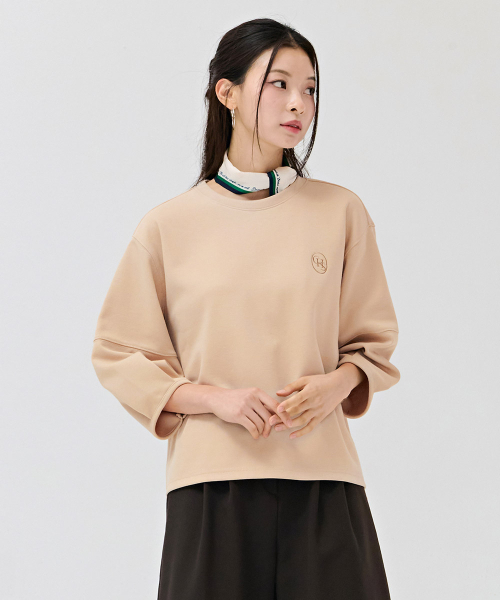 CHASECULT（チェイスカルト）の「レディース ボリュームスリーブ 7部Tシャツ-DERG5162B0X（Tシャツ/カットソー・レディース・Beige・90/85）」の3枚目の写真