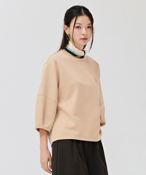 CHASECULT（チェイスカルト）の「レディース ボリュームスリーブ 7部Tシャツ-DERG5162B0X（Tシャツ/カットソー・レディース・Beige・90/85）」の4枚目の写真