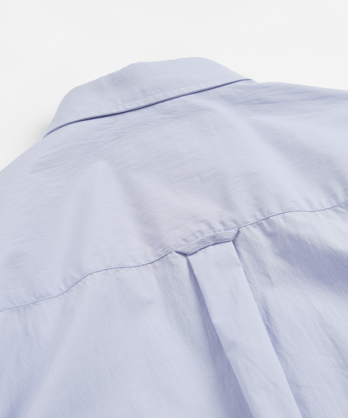 FRIZMWORKS(フリズムワークス)の「FEATHER CN RELAXED HALF SHIRT _ SKY BLUE(シャツ/ブラウス・メンズ・その他・LARGE/X-LARGE/SMALL/MEDIUM)」の6枚目の写真