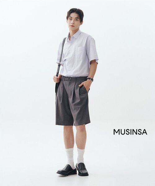 FRIZMWORKS(フリズムワークス)の「FEATHER CN RELAXED HALF SHIRT _ SKY BLUE(シャツ/ブラウス・メンズ・その他・LARGE/X-LARGE/SMALL/MEDIUM)」の7枚目の写真