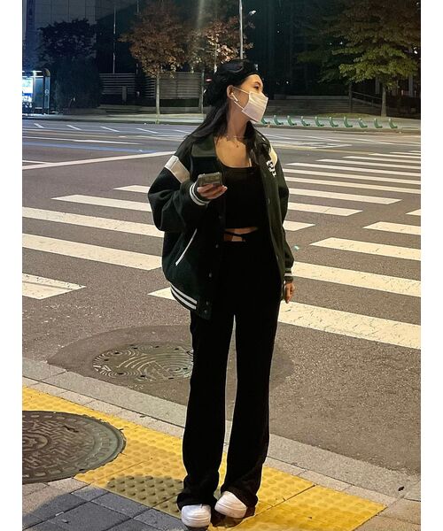 MUSINSA STANDARD WOMAN（ムシンサスタンダードウーマン）の「ウィメンズクロップタンクトップ[ブラック]（Tシャツ/カットソー・レディース・その他・SMALL/MEDIUM/LARGE/X-SMALL）」の20枚目の写真