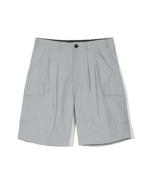PARTIMENTO(パルティメント)の「ナイロンカーゴハーフパンツグレー(その他パンツ・レディース・その他・SMALL/MEDIUM/LARGE)」の1枚目の写真