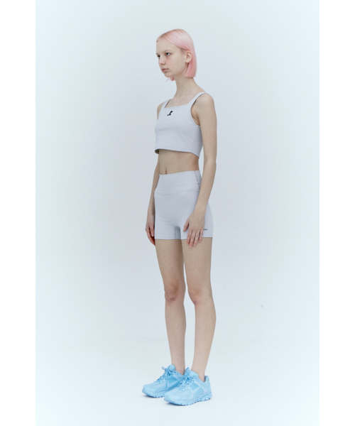 Rest&Recreation(レストアンドレクリエーション)の「LOGO TOP + SHORTS SET - GREY(スポーツグッズ・レディース・その他・SMALL/MEDIUM)」の3枚目の写真