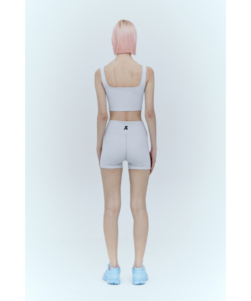 Rest&Recreation(レストアンドレクリエーション)の「LOGO TOP + SHORTS SET - GREY(スポーツグッズ・レディース・その他・SMALL/MEDIUM)」の4枚目の写真