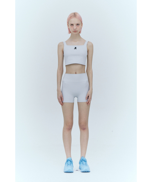 Rest&Recreation(レストアンドレクリエーション)の「LOGO TOP + SHORTS SET - GREY(スポーツグッズ・レディース・その他・SMALL/MEDIUM)」の5枚目の写真
