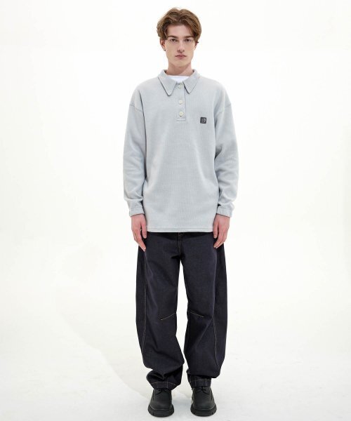 TRIP LE SENS(トリップ ル センス)の「シグネチャーフレンチカラー スウェットシャツ_LIGHT GREY(スウェット・レディース・その他・MEDIUM/LARGE)」の2枚目の写真