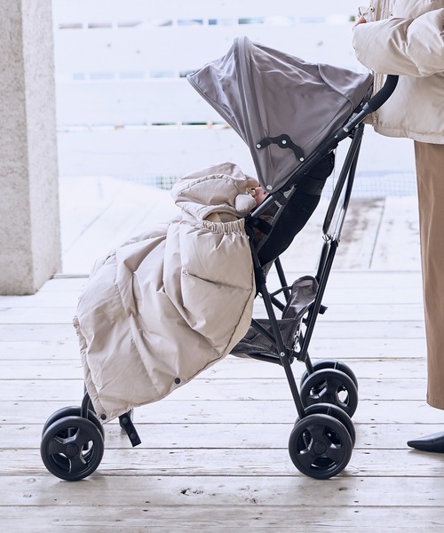 セール】マットタフタダウンショートママコート＆ケープセット