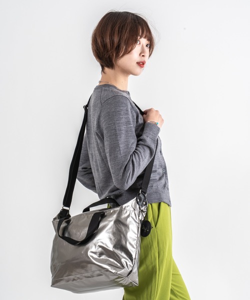 Jack Gomme(ジャックゴム)の「【JACK GOMME】ショルダーバッグ ORTA(ショルダーバッグ・レディース・ブラック/シルバー/モカ/アイボリー/インディゴブルー/シャンパン・FREE)」の13枚目の写真