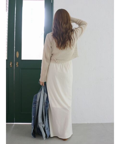 Ungrid（アングリッド）の「カシミヤ混アイラインスカート（スカート・レディース・チャコールグレー/レッド/オフホワイト・FREE）」の20枚目の写真