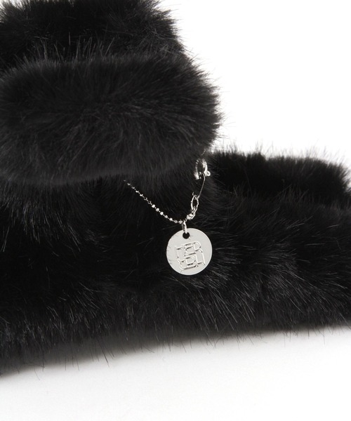 Heather（ヘザー）の「チャーム付きファーバンス　608739（バレッタ/ヘアクリップ・レディース・ベージュ/ブラック/ブラウン・ONE SIZE）」の11枚目の写真