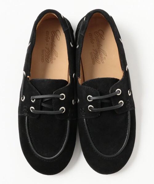 Demi-Luxe BEAMS(デミルクス ビームス)の「【7/24値下げ】CASTELLANO / AIKO スエード シューズ(モカシン/デッキシューズ・レディース・ブラック/ブラウン・38/37/36)」の9枚目の写真