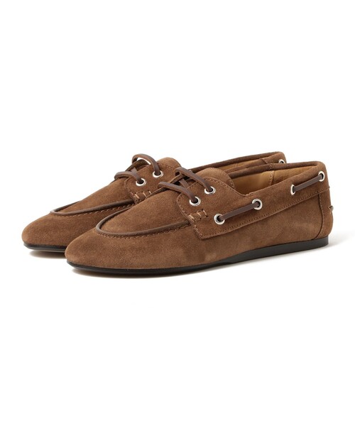 Demi-Luxe BEAMS(デミルクス ビームス)の「【7/24値下げ】CASTELLANO / AIKO スエード シューズ(モカシン/デッキシューズ・レディース・ブラック/ブラウン・38/37/36)」の8枚目の写真