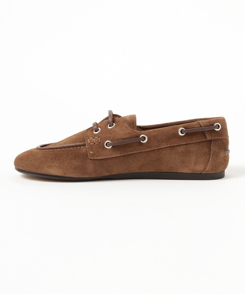 Demi-Luxe BEAMS(デミルクス ビームス)の「【7/24値下げ】CASTELLANO / AIKO スエード シューズ(モカシン/デッキシューズ・レディース・ブラック/ブラウン・38/37/36)」の10枚目の写真