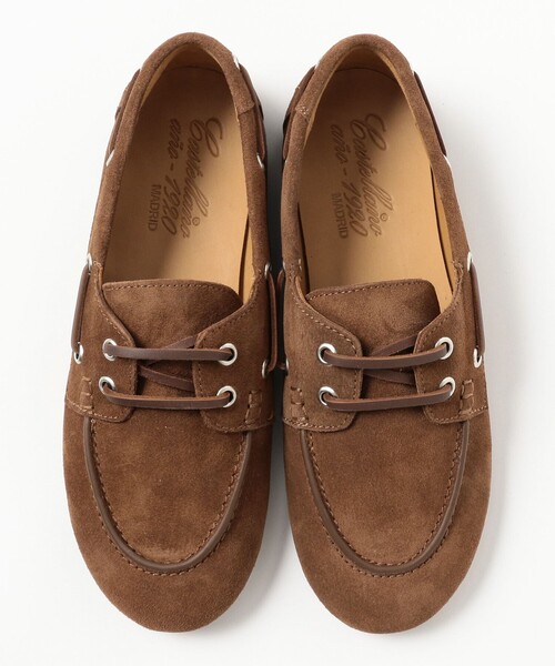 Demi-Luxe BEAMS(デミルクス ビームス)の「【7/24値下げ】CASTELLANO / AIKO スエード シューズ(モカシン/デッキシューズ・レディース・ブラック/ブラウン・38/37/36)」の13枚目の写真