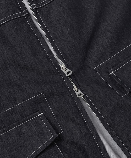 COMME des GARCONS HOMME(コム デ ギャルソン・オム)の「LIGHT-OUNCE COTTON DENIM BLOUSON(デニムジャケット・メンズ・ネイビー・L/M/S/XS)」の4枚目の写真