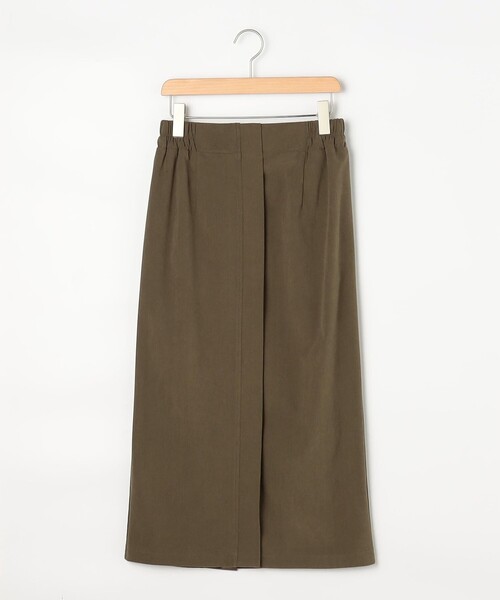 MICO COULIER（ミコクリエ）の「ストレッチ起毛ナロースカート（スカート・レディース・キナリ/オリーブ・38/36）」の19枚目の写真