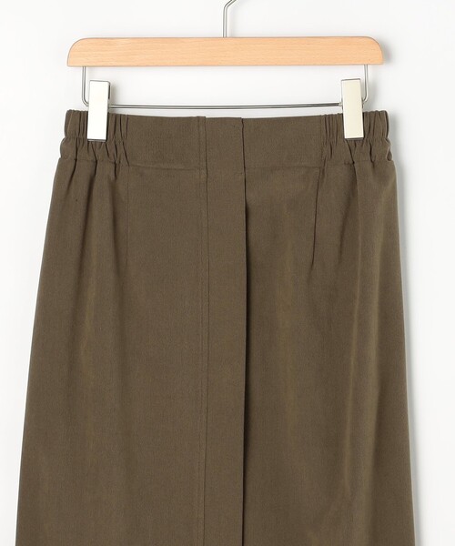 MICO COULIER（ミコクリエ）の「ストレッチ起毛ナロースカート（スカート・レディース・キナリ/オリーブ・38/36）」の20枚目の写真