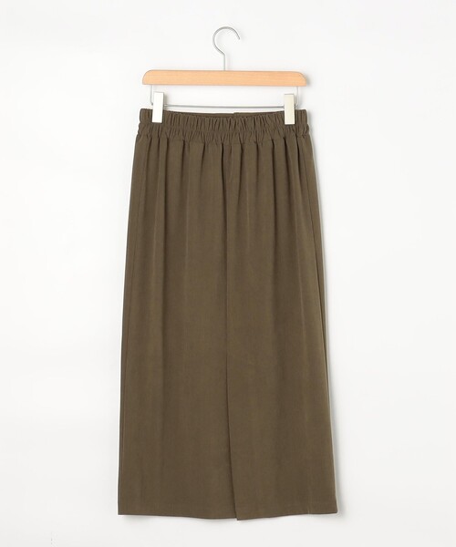 MICO COULIER（ミコクリエ）の「ストレッチ起毛ナロースカート（スカート・レディース・キナリ/オリーブ・38/36）」の22枚目の写真