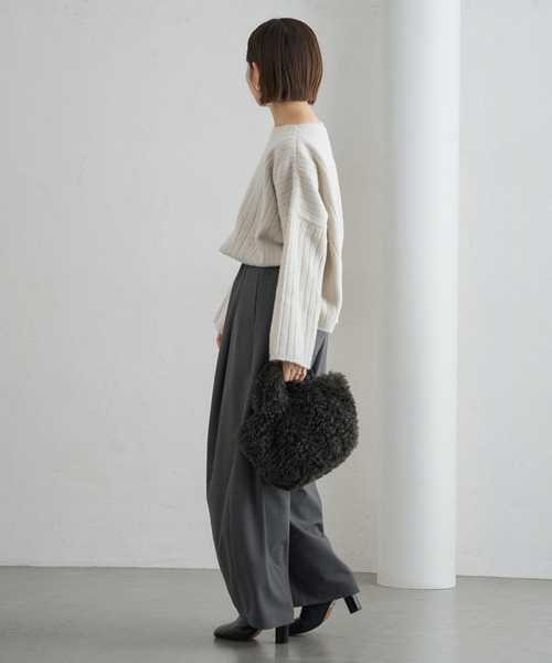 IENA（イエナ）の「《追加》ウォッシャブル コクーンパンツ（その他パンツ・レディース・グレー/ブラック/ブラウン・34/36/38）」の19枚目の写真