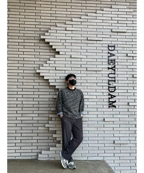 DRAW FIT（ドローフィット）の「ワイドバンディングプリーツパンツ [D.GREY]（その他パンツ・メンズ・その他・LARGE/MEDIUM/X-LARGE）」の2枚目の写真