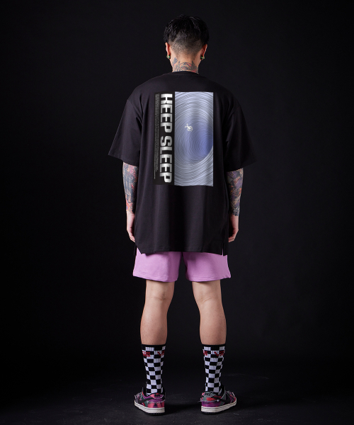 ASTRAL PROJECTION(アストラルプロジェクション)の「キープスリップスーピマコットンラウンドネック半袖Tシャツ_ブラック(Tシャツ/カットソー・メンズ・その他・X-LARGE/LARGE/MEDIUM)」の4枚目の写真