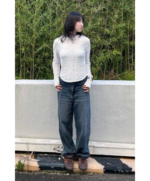 INSILENCE WOMEN（インサイレンスウーマン）の「ヴィンテージレギュラーデニムディープブルー（デニムパンツ・レディース・その他・X-SMALL/SMALL）」の15枚目の写真