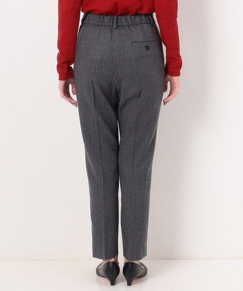 COMME CA(コムサ)の「〔 TALLサイズ 〕 【セットアップ対応】ウールストライプ パンツ(セットアップ・レディース・グレー・13号/15号)」の15枚目の写真