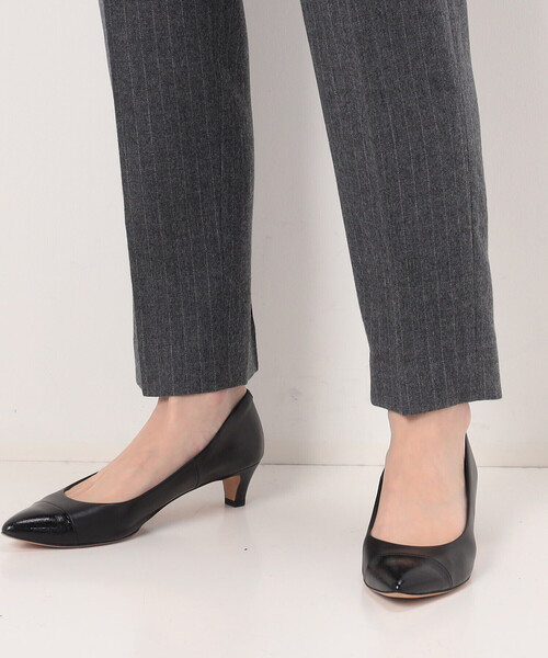 COMME CA(コムサ)の「〔 TALLサイズ 〕 【セットアップ対応】ウールストライプ パンツ(セットアップ・レディース・グレー・13号/15号)」の5枚目の写真