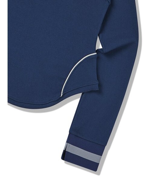NYXX(エヌワイエックスエックス)の「MIDDLE SLIT HOOD LONG SLEEVE NAVY(Tシャツ/カットソー・レディース・その他・MEDIUM/SMALL)」の5枚目の写真