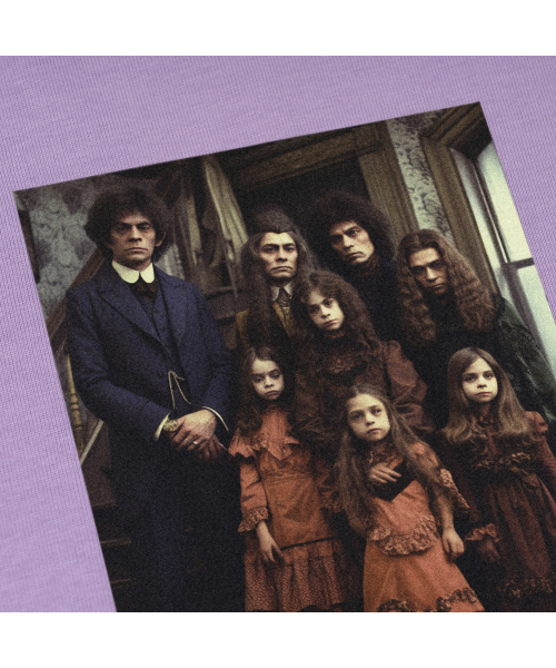 EXTRAORDINARY(エクストラオーディナリー)の「MYSTERIOUS FAMILY TEE PURPLE(Tシャツ/カットソー・メンズ・その他・LARGE/X-LARGE/XX-LARGE/MEDIUM)」の5枚目の写真