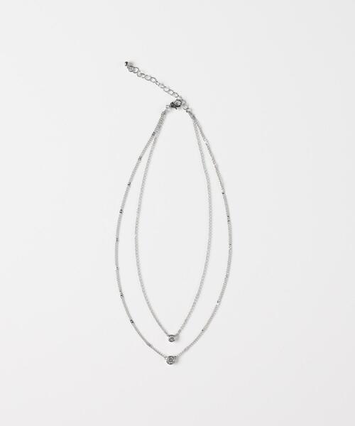 Right-on(ライトオン)の「Right-on Basic(ライトオンベーシック)【レディース】2連ネックレス(ネックレス・レディース・ゴールド/シルバー・ONE SIZE)」の11枚目の写真