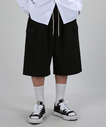 VERYVAIN（ベリベーン）の「BERMUDA CARGO BANDING PANTS (BLACK)（その他パンツ）」