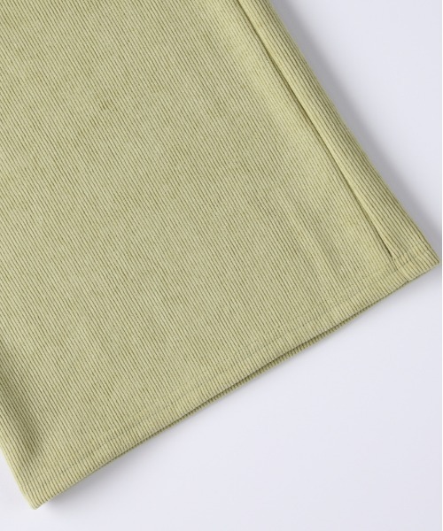 Right-on（ライトオン）の「【HONEYSUCKLE ROSE】カットコーデュロイ 裏起毛イージーワイドパンツ (セミワイドシルエット / 上品な凹凸感 / リラックスフィット / 保温性)（その他パンツ・レディース・グリーン/オフホワイト/ブラック・S/M/L）」の11枚目の写真