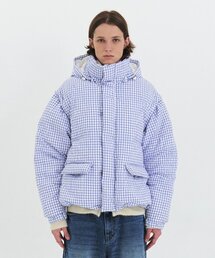 WINDER（ワインダー）の「DETACHABLE WRINKLE DUCK DOWN PARKA - BLUE CHECK（ダウンジャケット/コート・メンズ）」