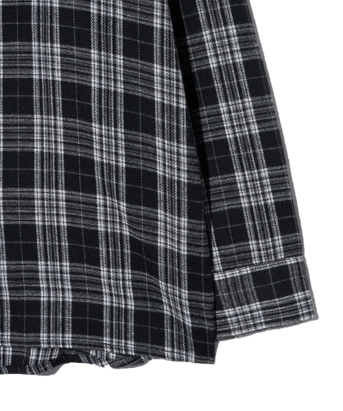 YALE(イェール)の「フランネルヴィンテージオーバーサイズチェックシャツ_ブラック(シャツ/ブラウス・レディース・その他・SMALL/MEDIUM/LARGE)」の7枚目の写真