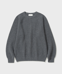 WOOL CHUNKY KNIT V2 (MELANGE GREY)