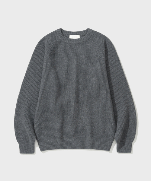 SHIRTER(シャーター)の「WOOL CHUNKY KNIT V2 (MELANGE GREY)(ニット/セーター・メンズ・その他・SMALL/MEDIUM/LARGE)」の1枚目の写真