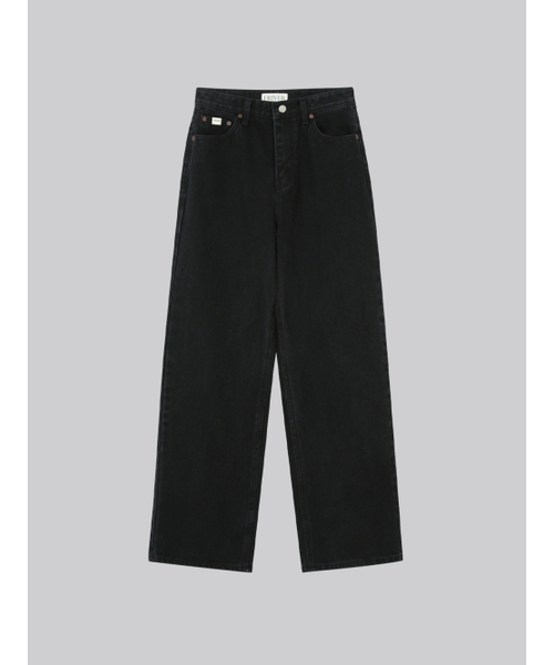 FRIVER07(フリバー07)の「Stan wide fit denim pants FRFA01DP02_Black(デニムパンツ・レディース・ブラック・SMALL/MEDIUM)」の2枚目の写真