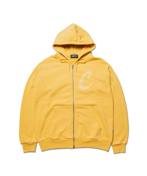 Chocolate Jesus (チョコレートジーザス )の「THOUGHT ZIP HOODIE(パーカー・メンズ・イエロー/アッシュ・X-LARGE/LARGE/MEDIUM/SMALL)」の4枚目の写真