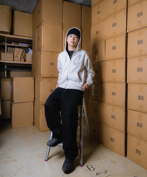 Chocolate Jesus (チョコレートジーザス )の「THOUGHT ZIP HOODIE(パーカー・メンズ・イエロー/アッシュ・X-LARGE/LARGE/MEDIUM/SMALL)」の5枚目の写真