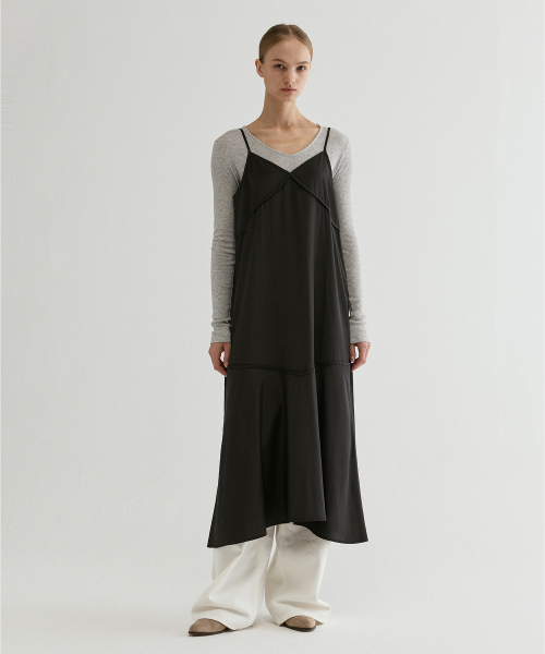 Glow Sleeveless Dress Black