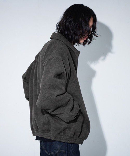 MDR(エムディアール)の「『ショートジップアップブルゾン』(ブルゾン・メンズ・ブラック/チャコール・L/M)」の12枚目の写真