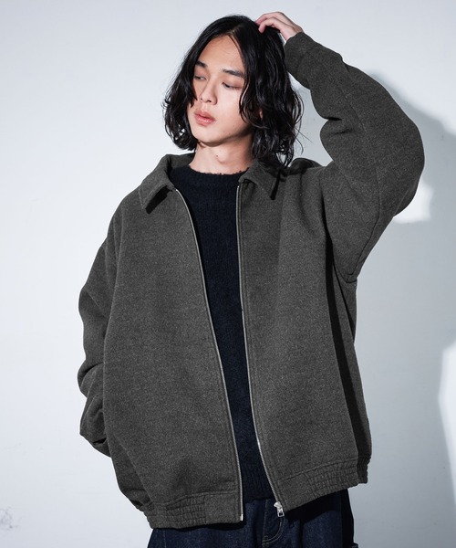 MDR(エムディアール)の「『ショートジップアップブルゾン』(ブルゾン・メンズ・ブラック/チャコール・L/M)」の13枚目の写真